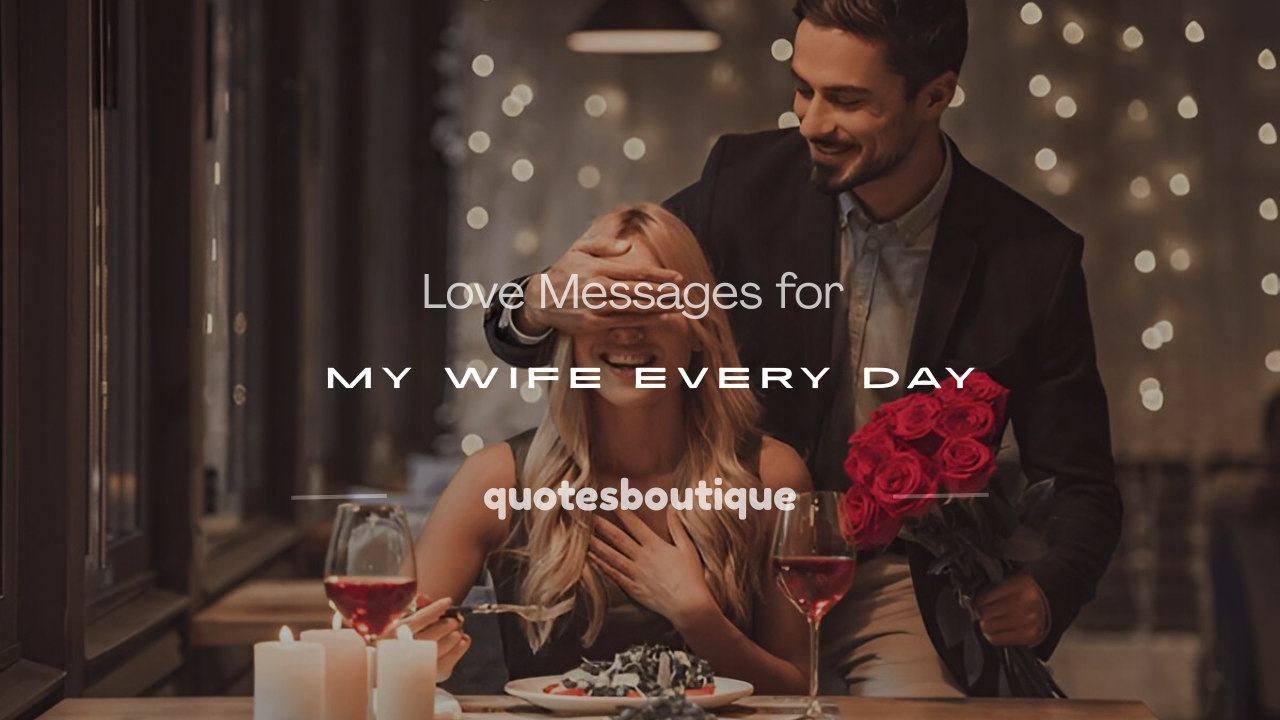 love message for my wife