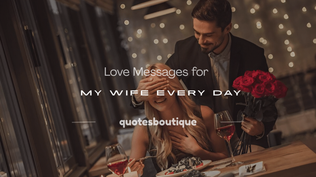 love messages for my wife