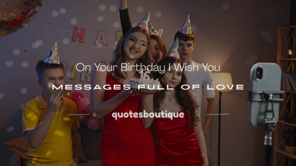 on your birthday i wish you