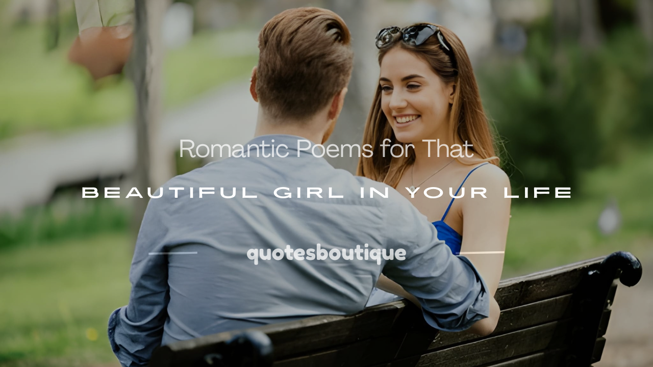 a beautiful poems for a beautiful girl