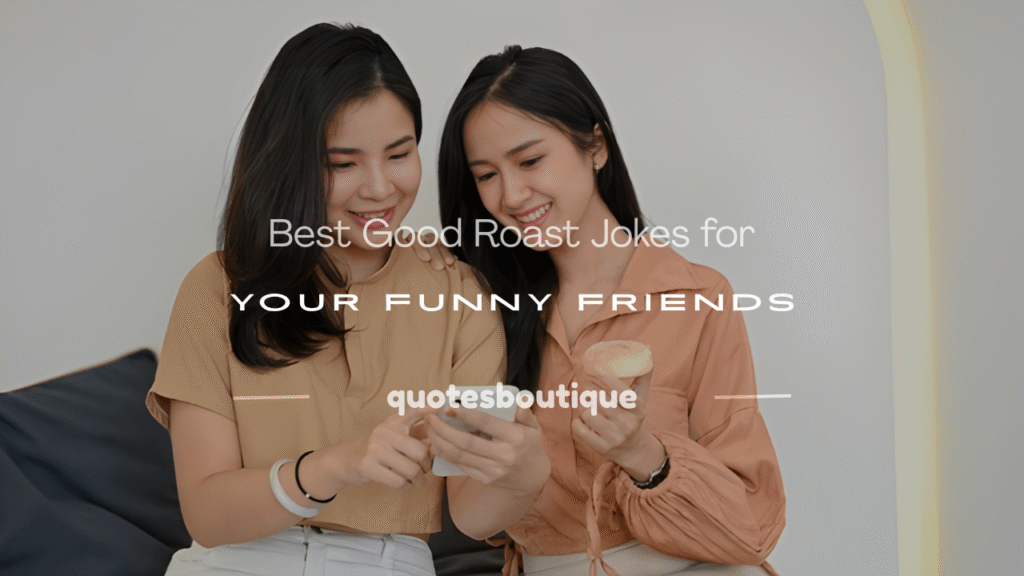 good roast to say to your friends