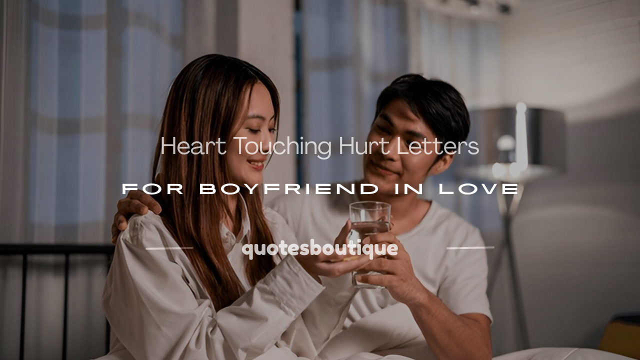 letter to boyfriend expressing hurt feelings