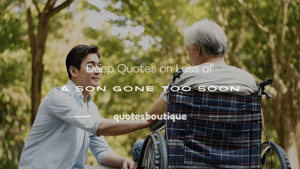 gone too soon loss of a son quotes