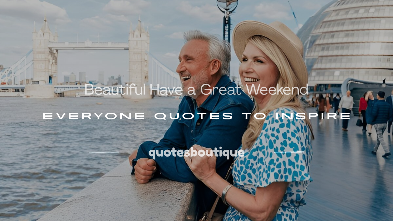 have a great weekend everyone