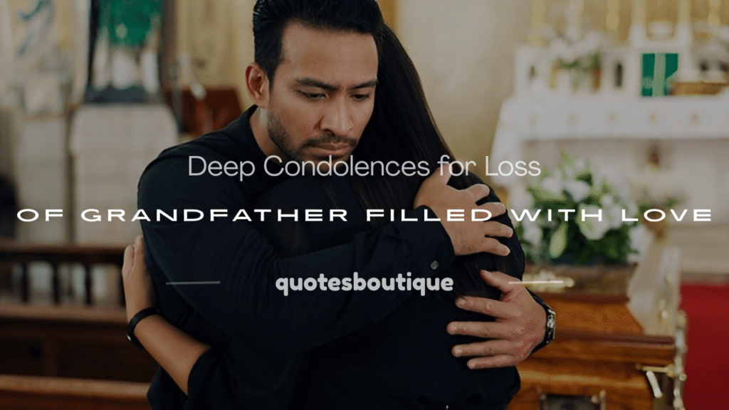 condolences for loss of grandfather