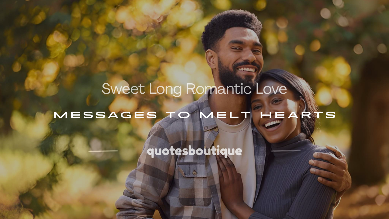 long romantic love message