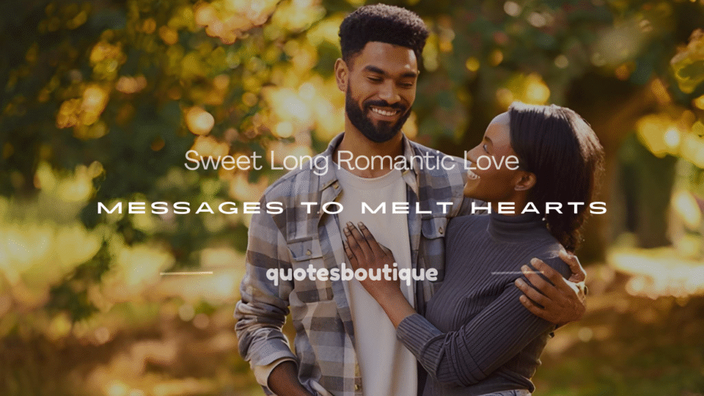 long romantic love message