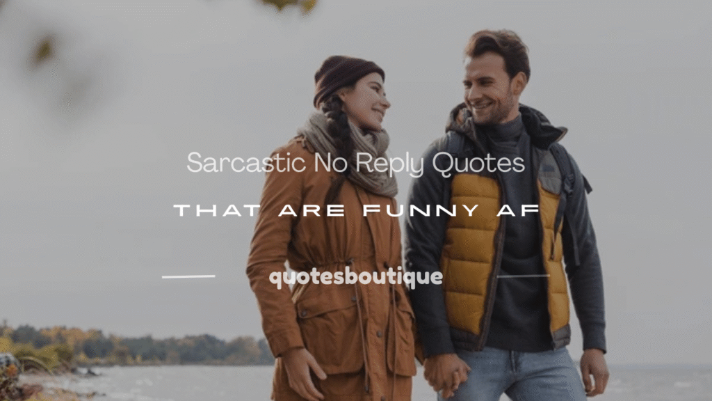 sarcastic no reply quotes funny
