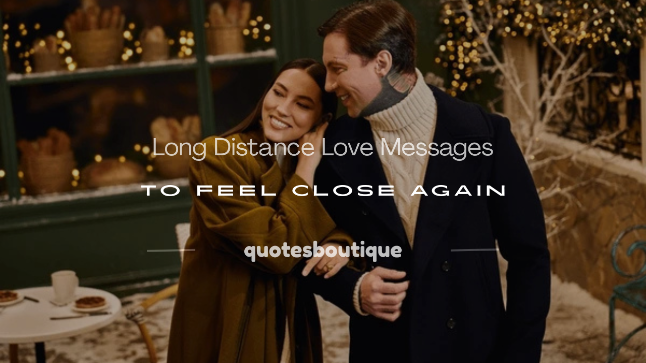 long distance love messages