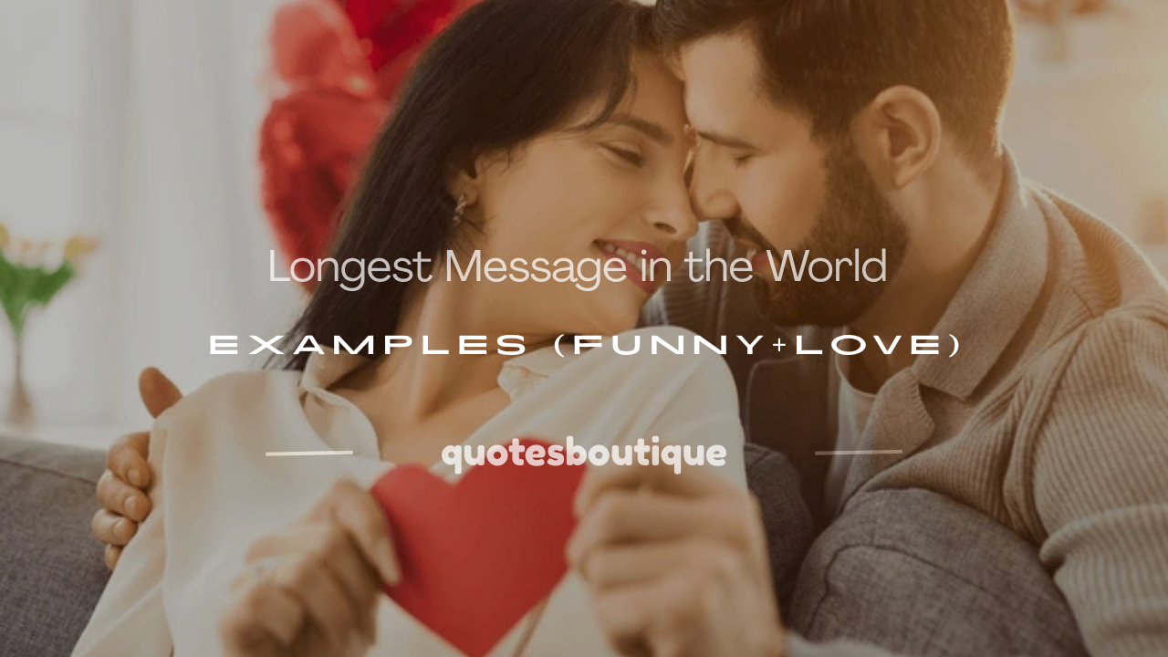 longest message in the world