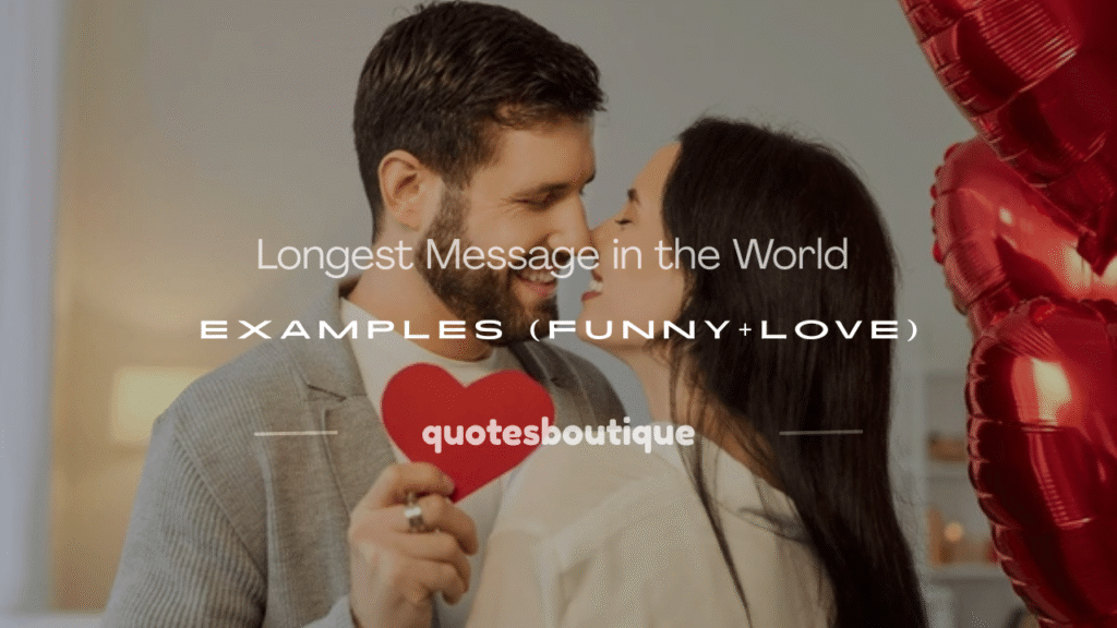 longest message in the world