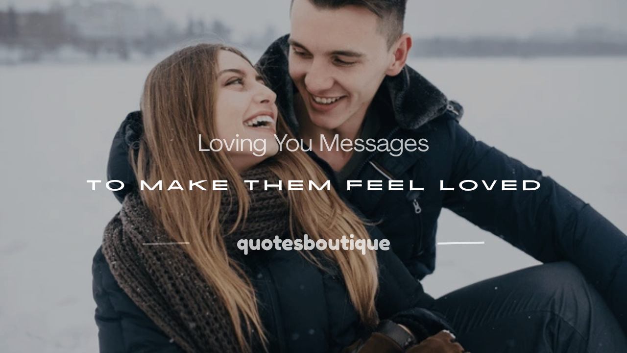 loving you message