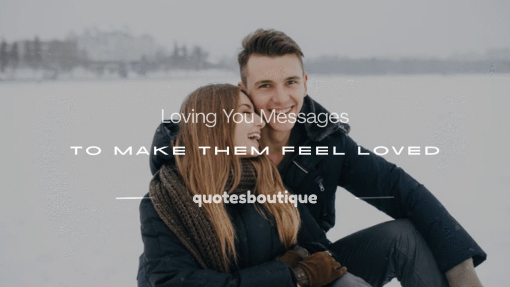 loving you message