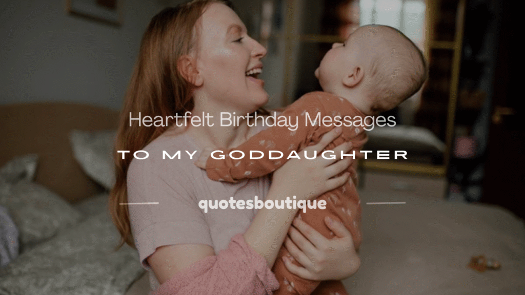 birthday message to my goddaughter
