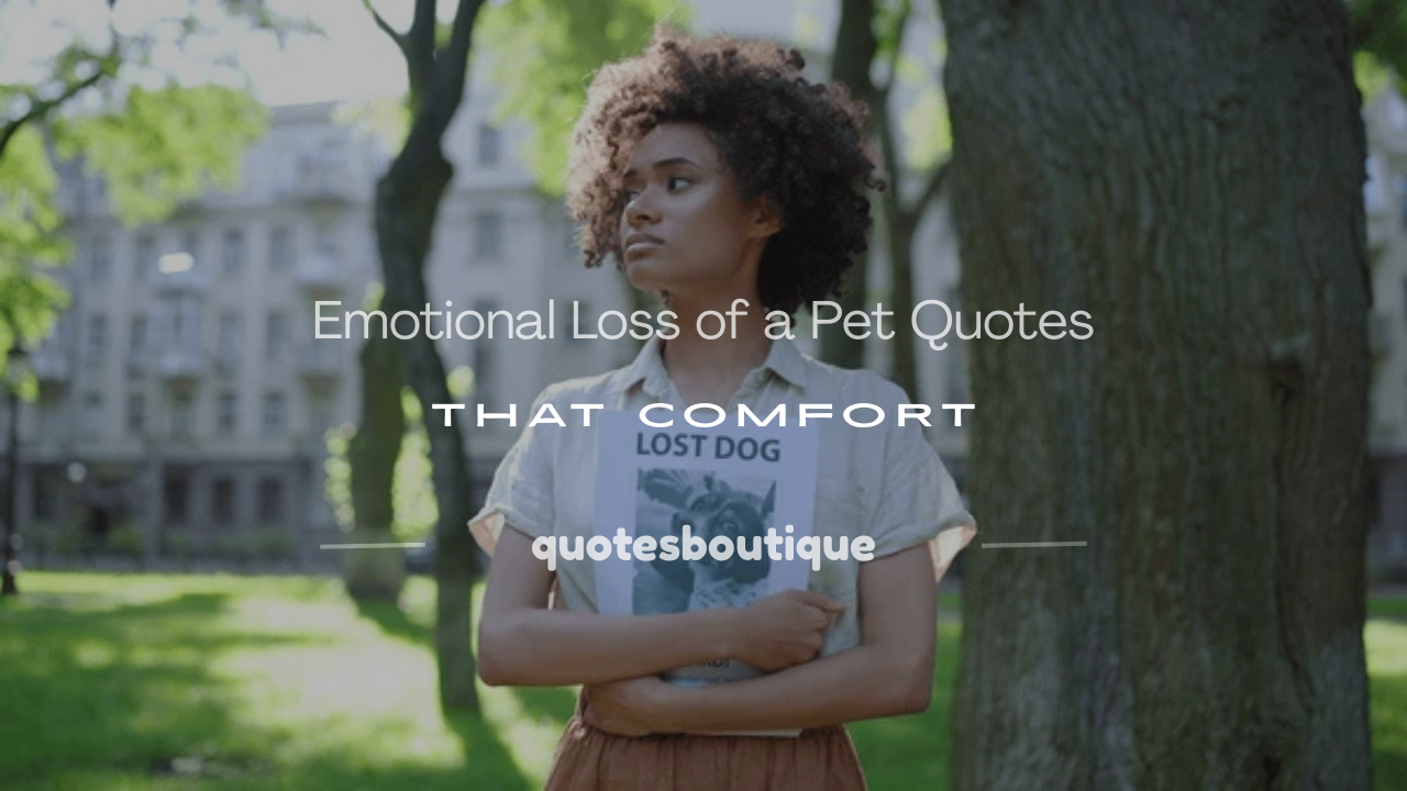 loss of a pet quote