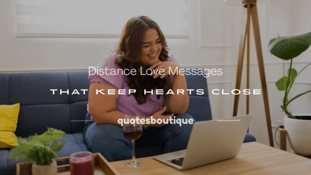 distance love messages