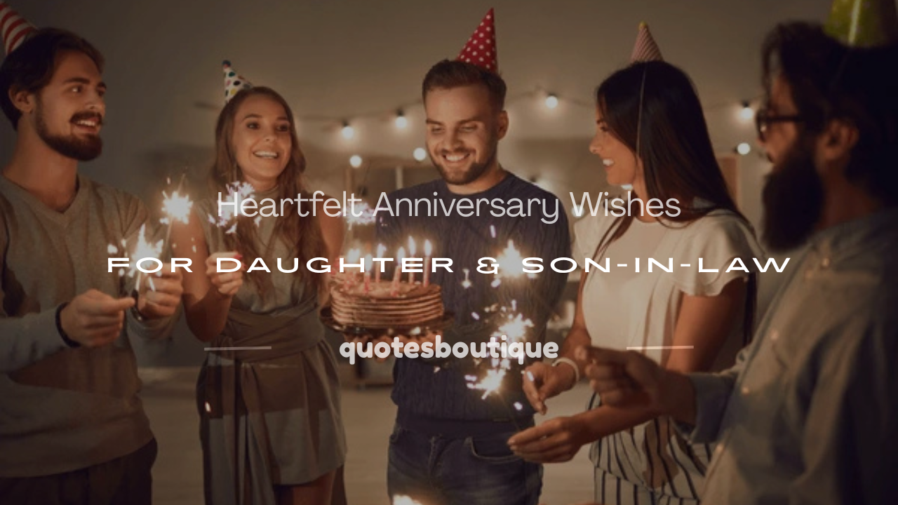 anniversary wishes for daughter and son in law