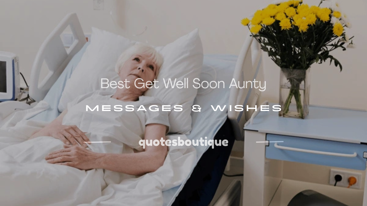 get well soon aunty