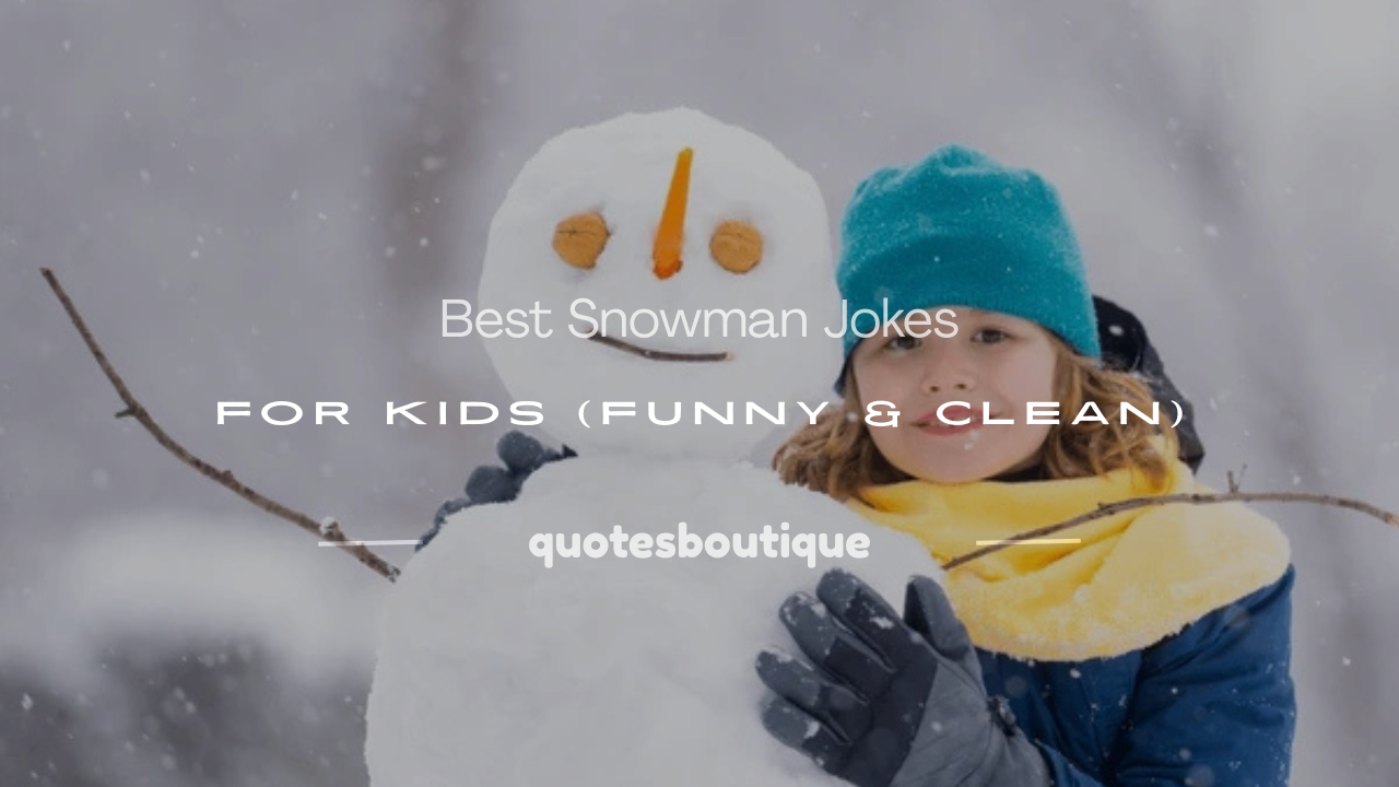 snowman jokes for kids