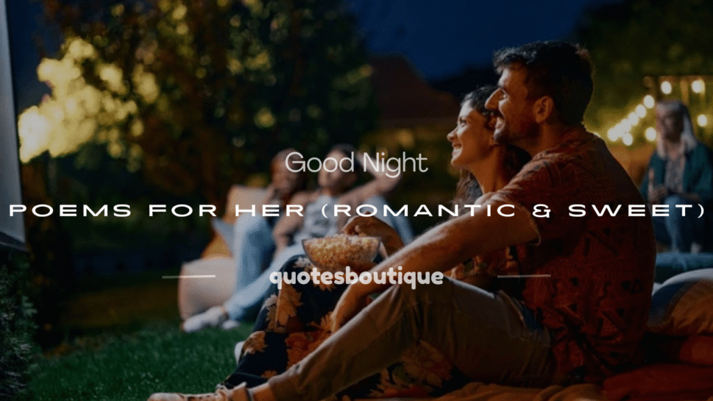 good night poems for her