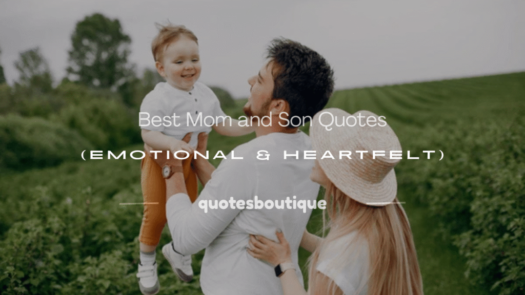 mom and son quotes
